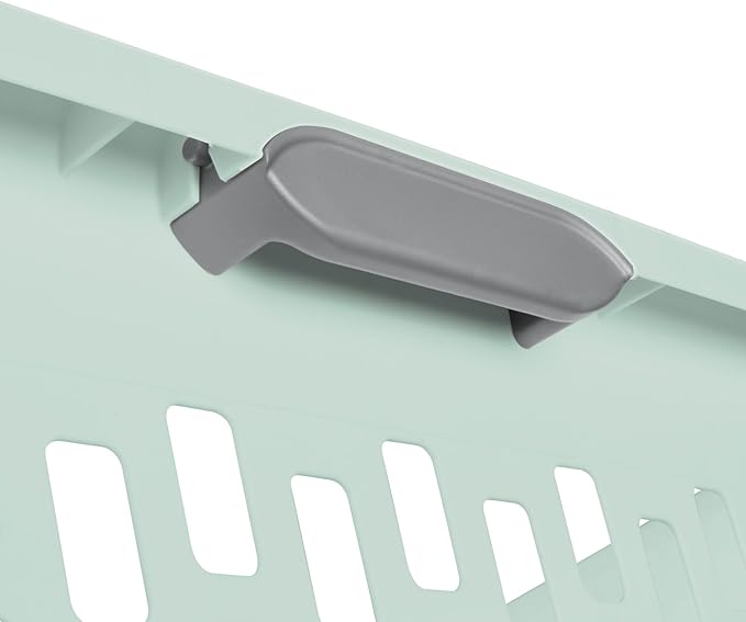 Sterilite Laundry Basket, Plastic Clothes Hamper, Large Square Bin with Comfort Grip Handles and Reinforced Rim, 1.5 Bushel Capacity, White, 24 Pack