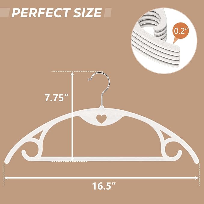 Plastic Hangers 30 Pack: No Shoulder Bumps Ultra Thin Clothes Hanger for Space Saving, Suits, Heavy Duty Coat Clothes Shirt Dress White