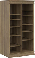 ClosetMaid Modular Adjustable Divided Storage Shelving Unit Organizer, 15.94-Inch D x 40.3-Inch H x 21.38-Inch W, Sand