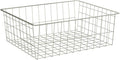 ClosetMaid ShelfTrack Wire Basket Add-On Drawer, Compatible with Drawer Frame Hardware, Nickel Finish