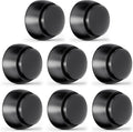 8PCS Door Stopper Wall Protector with Silicone Head, Aluminum Door Knob Wall Protector, Spring Shock Absorption Technology, 1.65" Door Stoppers for Wall, Adhesive Installation or with Screw
