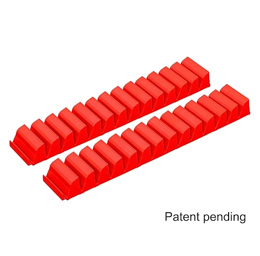 Ernst Manufacturing Screwdriver Pro - Modular Screwdriver Organizer for 26 Tools with Magnetic Base, Red - Made in the USA