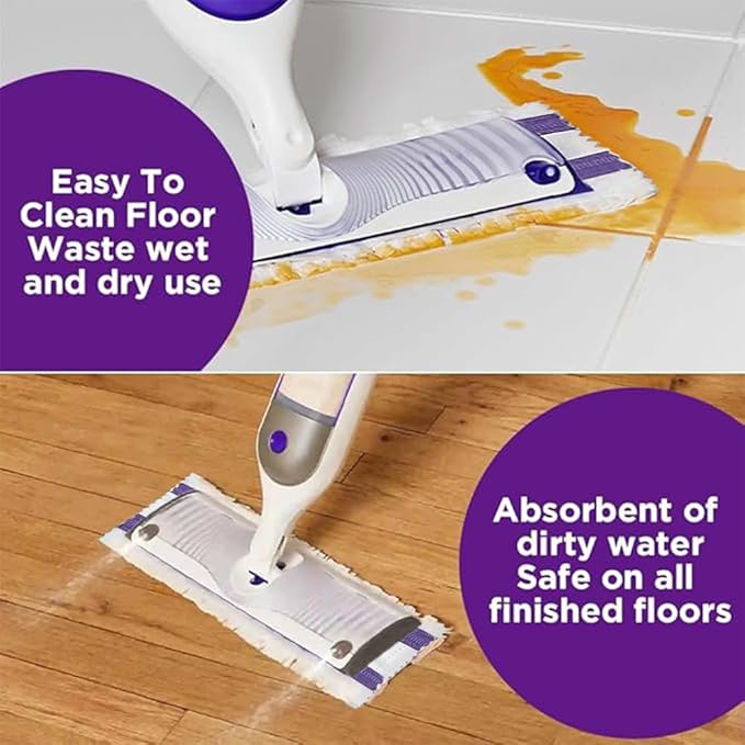 Replacement for S.wiffer PowerMop Disposable Mop Pads Multi-Sided Cleaning, Compatible with S.wiffer PowerMop for All Safe Floors，20 Count