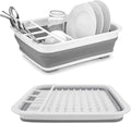 Drying Rack Kitchen, Dish Drying Rack, Dish Racks for Kitchen Counter, Dish Rack, Collapsible Dish Drying Rack—Suitable for Kitchens, motorhomes, Yachts, Campers (Off-White)