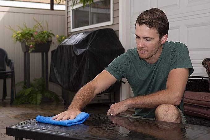 CleanTools the absorber® Large 27-Inch x 17-Inch, Red - Synthetic Premium Drying Chamois Cloth for Car - Super Absorbent, Scratch-Free and Washable