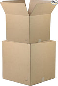 The Boxery 12"x12"x6" Brown/Kraft Corrugated Cardboard Shipping Boxes 25-Pack | Mailing, Packing, Moving & Storage for Business/Home – Durable - Eco-Friendly, Recyclable - Made in the USA