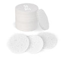 50-Count Compressed Facial Sponges,100% Natural Cellulose Cosmetic Make Up Sponges for Face Daily Facial Cleansing,Exfoliating,Makeup Removal(White)