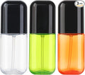 Travel Spray Bottle 3 Pack 2.7oz/80ml Portable Plastic Small Spray Bottles Refillable Mini Spray Bottle Empty Fine Mist Spray Bottles for Makeup Removers, Perfume, Essential Oils Toners Rose Waters