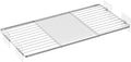 Adjustable Closet Shelve Divider,Rod Expandable Metal Hanging Shelf Closet Separator for Closet,Cabinet,Wardrobe,Cupboard Bathroom,Bedroom(Silver,11.8" D x 17"-31" W,1PCS)