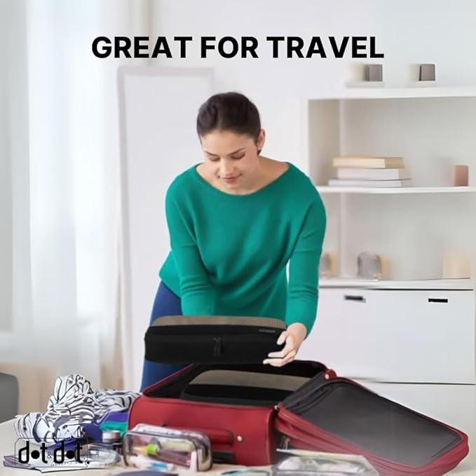 5pc Large Packing Cubes for Travel - Lightweight Luggage Organizer Bags for Suitcases
