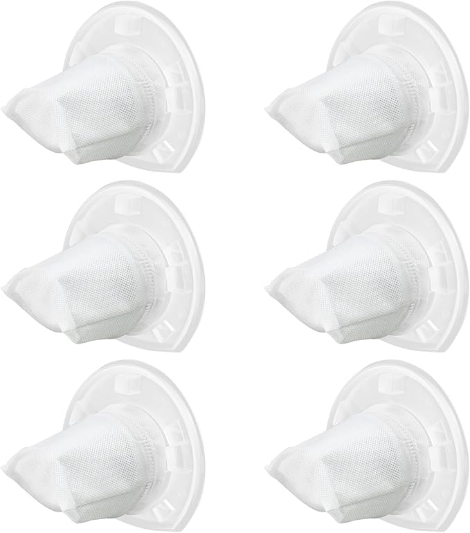 6 Pack Filter Replacement for Black and Decker Power Tools VF110 Dustbuster Cordless Hand Vacuum CHV1410L CHV9610 CHV1210 CHV1410 CHV1510 BDH2000L, 90558113-01