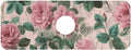 Kitchen Sink Splash Guard 1 PC 14.7 Inch Sink Faucet Mat Splash Guard for Bathroom Countertop Water Absorbent Foldable Cuttable Soft Washable Pink Vintage Roses with Leaves