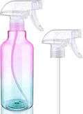 Spray Bottles Plastic Spray Bottle for Hair Mist/Stream Heavy Duty Empty Spray Bottles for Cleaning Solutions, Plants, Cooking (16.9oz-Gradient+nozzle)