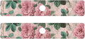 Kitchen Sink Splash Guard 2 PCS 30 Inch Sink Faucet Mat Splash Guard for Bathroom Countertop Water Absorbent Foldable Cuttable Soft Washable Pink Vintage Roses with Leaves