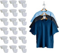 Closet Space Saving Hanger Hooks 90 Pack Heavy Duty, Triple Cascading Clothes Hangers Connector Hooks. Plastic Extender Organizer Hangers Space Saving for Clothes Space Saver for Accessories