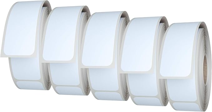 Royal Green Rectangular Color-Coding Labels 3x1-10 Sticker Rolls (75mm x 25mm) - 2500 Pack