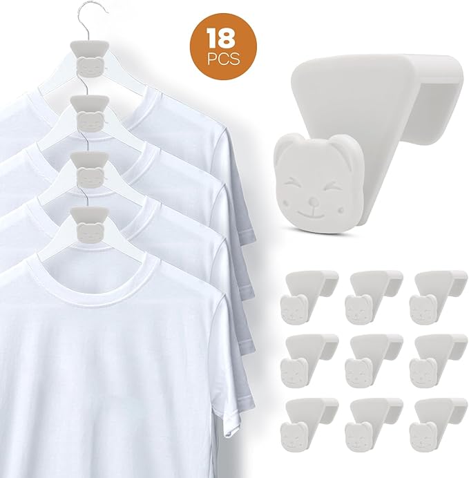 Closet Space Saving Hanger Hooks 90 Pack Heavy Duty, Triple Cascading Clothes Hangers Connector Hooks. Plastic Extender Organizer Hangers Space Saving for Clothes Space Saver for Accessories