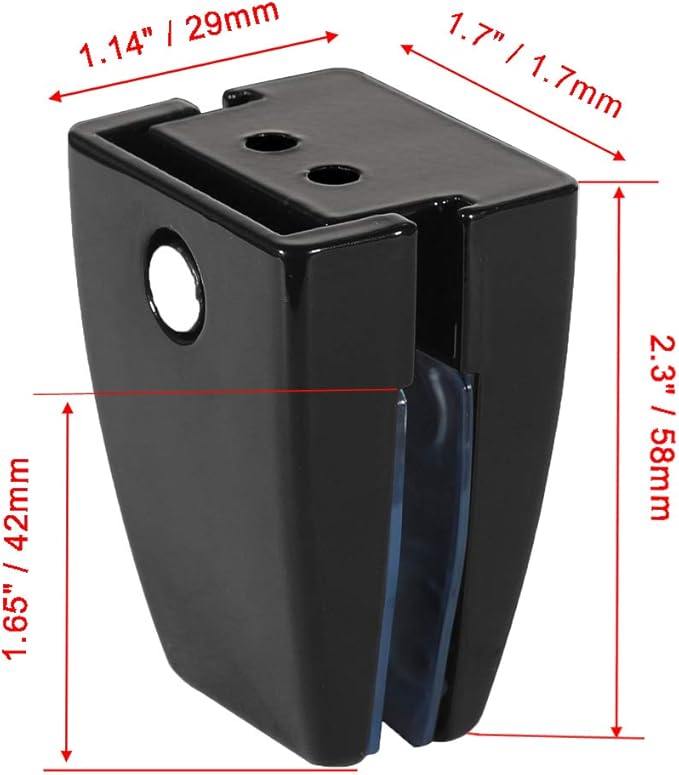 20 PCS Office Desk Partition Support Bracket,Desk Divider Clamp Brackets Shelf Clip Clamp Holder Screen Clip Holders,Desk Privacy Screen Clips Clamps Sneeze Guard Bracket Support 0-1/2" Panel