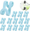 70 Pack Clothes Hanger Connector Hooks, Mini Cascading Hanger Hook, Heavy Duty Space Saving for Closet(Blue)