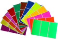 Royal Green Rectangular Stickers Color-Coding Labels for Organizing, Moving, and Storage Boxes 4" x 2" Stickers to Write On Name Tags, 39-Pack (13 Assorted Colors)