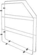 Rev-A-Shelf 18" Baking Sheet Shelf Organizer for Wall and Base Kitchen Cabinets, Divider Pan Rack Storage Wires for Cupboards, Chrome, 597-12CR-2-1
