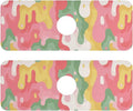 Kitchen Sink Splash Guard 2 PCS 14.7 Inch Sink Faucet Mat Splash Guard for Bathroom Countertop Water Absorbent Foldable Cuttable Soft Washable Multicolored Drips