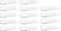upsimples 14 Pack Acrylic Shelves Wall Organizer and Storage, 15" Display Shelf for Figure, Toy Cars, Perfume, Kids Bookshelf for Bedroom, Nursery, Craft Room, Clear