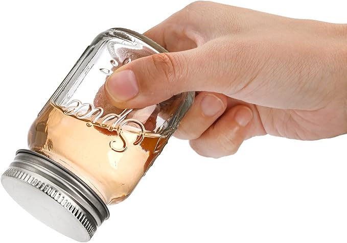 Coloch 30 Pack 4 Oz Glass Mason Spice Jar with Shaker Lids& Labels, Empty Spice Bottle with Airtight Metal Caps and Collapsible Funnel for Herbs & Spices