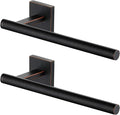 KOKOSIRI Bathroom Towel Bar Hand Towel Holders Wall Mount Toilet Kitchen Cabinet Paper Holder Stainless Steel Bath Accessories Oil Rubbed Bronze 2 Pack, B3008ORB-P2