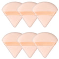 6 Pieces Triangle Powder Puff Soft Makeup Sponge Make Puff for Face Powder Cosmetic Foundation Sponge Makeup Tool Gifts for Women (Flesh)