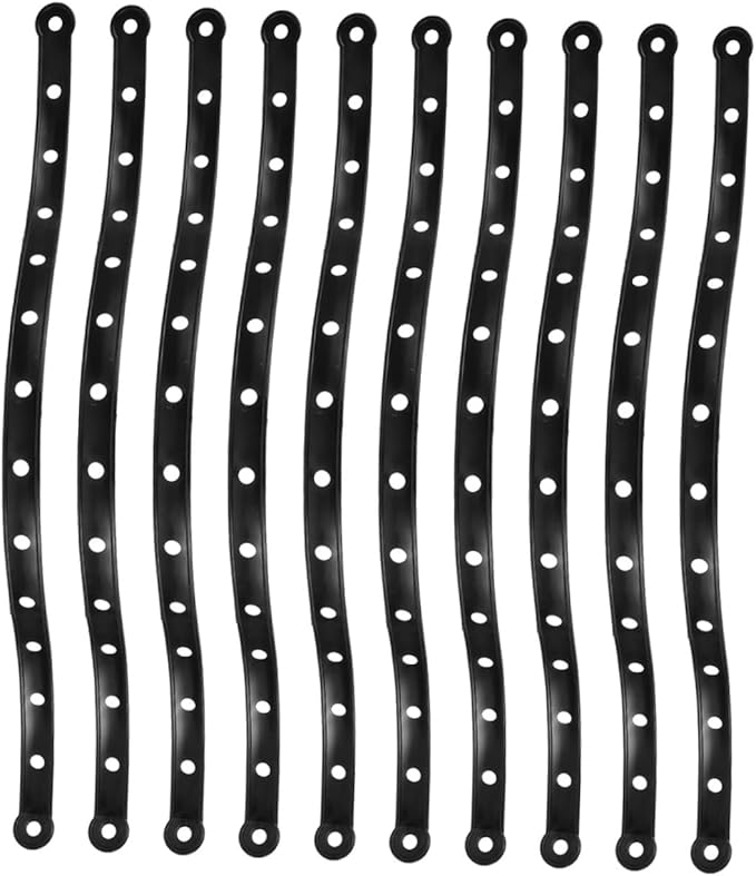 10 pcs Plastic Clothes Hanger Connector Strips for Display Hanging Strips for Clothing Stores Space Saving Hanger Connectors for Organizing Outfits and Closet Use