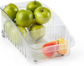 YouCopia RollOut® Fridge Drawer 8", Fridge Organizer and Storage, Clear BPA-Free Refrigerator Bin with Adjustable Dividers