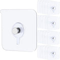 Uniclife 20 Pcs Adhesive Picture Hooks 20 lbs Max 2.2”Load No Drill Screw Stickers Heavy Duty Picture Hangers Without Nails No Nail Wall Hooks for Hanging Frame Hanger Sticky Hook for Bathroom Kitchen