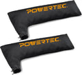 POWERTEC Table Saw Dust Collector Bag for 8-1/2", 10" Table Saw. Fits Nominal 2-1/2" Dust Ports, Hook and Loop Dust Bag w/Zipper and Spring Clasp for Easy to Attach, 2 PK (75074-P2)