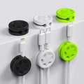 6 Pack Cord Organizer Clips - Desk Cable Management Clips, Cable Holder for Charger Wires, Phone Charger Cord Holder Clips for Desk, Office, Car, Home, Cubicle, Nightstand