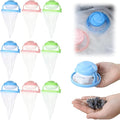 Floating Hair Filtering Mesh Removal, Lint Catcher for Washing Machine, Pet Hair Remover for Laundry, Reusable Washing Machine Hair Filter Mesh Bags (Mixed Color 9 Pack)