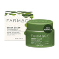 Farmacy Makeup Remover Cleansing Balm - Green Clean Waterproof Makeup Remover Balm + Oil Cleanser for Face - Gently Melts Make Up + SPF - Hydrates + Softens Skin with Super Greens + Papaya (30ml)