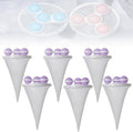 Pet Hair Remover for Laundry, Floating Hair Filtering Mesh Removal Reusable Lint Catcher for Washing Machine Wool Device, Pet Hairs Remover Hairs Filter Cleaning Mesh Bag (Purple, 6pcs)