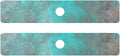 Kitchen Sink Splash Guard 2 PCS 30 Inch Sink Faucet Mat Splash Guard for Bathroom Countertop Water Absorbent Foldable Cuttable Soft Washable Teal Grey