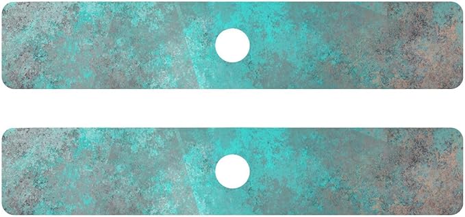Kitchen Sink Splash Guard 2 PCS 30 Inch Sink Faucet Mat Splash Guard for Bathroom Countertop Water Absorbent Foldable Cuttable Soft Washable Teal Grey