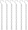 LERTREE 50cm Space Saving Hanger Chains Stainless Steel Closet Hanger Organizer Magic Chains for Home and Office (6)