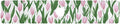 Kitchen Sink Splash Guard 1 PC 30 Inch Sink Faucet Mat Splash Guard for Bathroom Countertop Water Absorbent Foldable Cuttable Soft Washable Small Tulips Pink