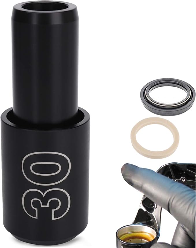 Dust Seal Installation Tool Fork Dust Seal Driver Dust Wiper Installation Tool Guide Compatible for Fox Rockshox Suspension Fork Lower Leg in 30mm 32mm 34mm 35mm 36mm 40mm