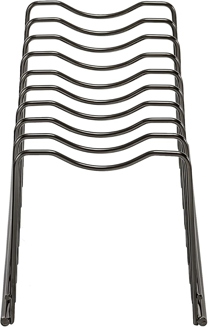 Pot Lid Holder Organizer, Kitchen Countertop Storage Rack Cutting Boards, Bakeware, Pots & Pans, Serving Trays, Reusable Containers in Cabinet Pantry , Stainless Steel