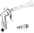 Air Blow Gun Car Detailing Dry Cleaning Air Gun with Tapered Nozzle High Pressure Car Cleaning Tool, Car Dryer Air Blower for Car Surfaces Quickly Blasts Dust, Works with Air Compressor