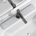 23.6" x 4" Stone Faucet Mat for Kitchen Sink, Quick Drying Diatomite Sink Tray, Faucet Sink Splash Guard for Prevents Moisture Buildup (Light Gray)