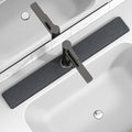 30" x 4" Stone Faucet Mat for Kitchen Sink, Quick Drying Diatomite Sink Tray, Faucet Sink Splash Guard for Prevents Moisture Buildup (Dark Gray)