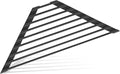 Mistifi Full Silicone-Coated Triangle Roll-Up Dish Drying Rack with Steel Core for Sink Corners – Multipurpose Over-The-Sink Kitchen Drainer & Space-Saving Organizer (Black)
