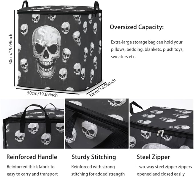 2pcs closet organizers and storage under bed,clothing blanket sweater sheet bedding comforter duvet quilt pillow toy storage bags with lids,dorm room essentials for containers 95L