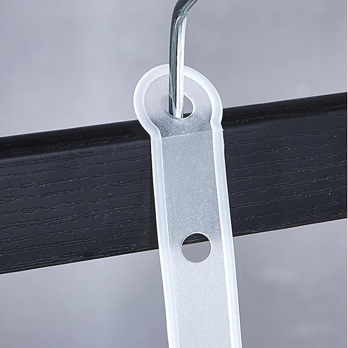 30 Pack Hanger Display Strip Extender Room-Saving 18'' 13 Holes Coordinate Stand Connector Hanger Holder Organizer for Clothes Outfits Closet Retail Stores Suits Coats Pant